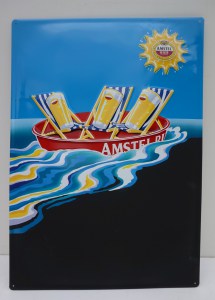 Amstel, bier, reclamebord, vintage, beer sign, enamel, tin, emaille, krijtbord